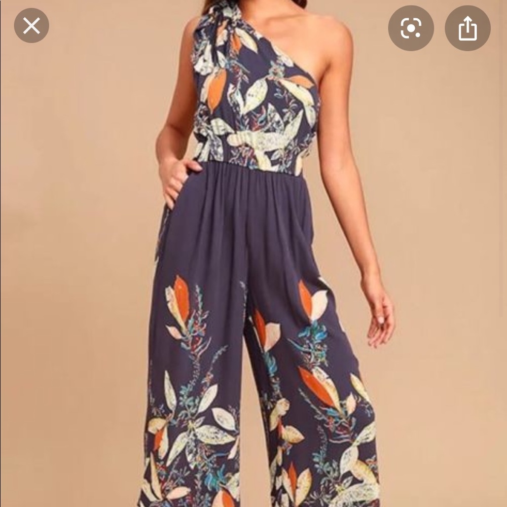 NWOT free people island time midi jumpsuit